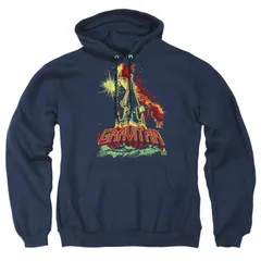 アニメキャラクター メンズ アウター ニット・セーター パーカー Licensed Character Atari Blast Off Adult Pull Over Hoodie Navy ネイビー