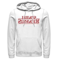 애니메이션 캐릭터 맨즈 탑스 T셔츠 다운 로고 파커 Licensed Character Mens Netflix Stranger Things Upside Down Logo