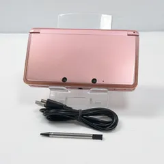 美品 ニンテンドー 3DS ミスティピンク 遊べるセット 動作確認済み ds 3ds 3DS 任天堂 管理番号M1520