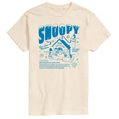 アニメキャラクター メンズ トップス Tシャツ トール グラフィック Licensed Character Big Tall PeanutsnoopysnoCone Machine Graphic Tee Cream クリーム