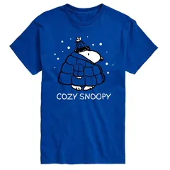 アニメキャラクター メンズ トップス Tシャツ トール グラフィック Licensed Character Big Tall Peanutsnoopy Graphic Tee Royal Blue ブルー