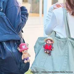 【モンチッチ ルフィ キーチェーン＆チョッパー キーチェーン２体セット】モンチッチ×NETFLIX ONE PIECE Season 2 ルフィ モンチッチ キーチェーン ＆チョッパー キーチェーン もんちっち kawaii monchichi 【正規品】