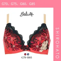 25％OFF【SHIROHATO公式】【正規品・新品】ワコール Wacoal サルート Salute 23AW 96G BTJ296 小さく見せるブラ GH ブラジャー フルカップ 単品 シーズン(G70、G75、G80、G85)