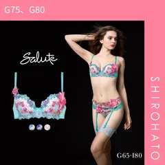 25％OFF【SHIROHATO公式】【正規品・新品】ワコール サルート 50グループ 50G P-UP ブラジャー GHI プッシュアップ 谷間 Wacoal Salute BTJ450 25SS先行コア(G75、G80)