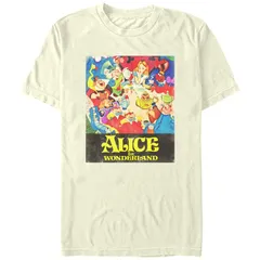 ディズニー レディース トップス Tシャツ グラフィック Disneys Alice In Wonderland Mad Tea Party Juniors Boyfriend Graphic Tee Natural