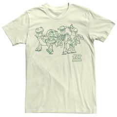 디즈니 레이디스 탑스 T셔츠 그래픽 Disney Pixars Toy Story Juniors For Action Boyfriend Graphic Tee Natural