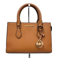 MICHAEL KORS マイケルコース SHEILA シェイラ 35S3G6HS5L ブラウン PVCレザー ショルダーバッグ ハンドバッグ レディース 【中古】 52509K256