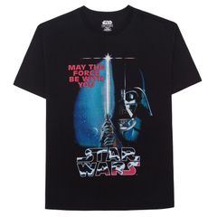 애니메이션 캐릭터 맨즈 탑스 T셔츠 토르 그래픽 Licensed Character Big Tall Star Wars Darth Vader 34May The Force