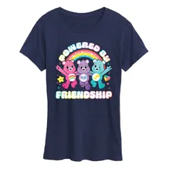 アニメキャラクター レディース トップス Tシャツ グラフィック Licensed Character Womens Care Bears Powered By Friendship Graphic Tee Navy ネイビー