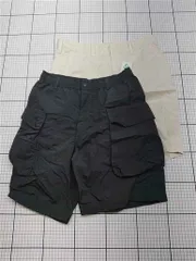 ◇ ⊂ ユニクロ UNIQLO カーゴショートパンツ Sサイズ ブラック系 メンズ E  【1602240008410】