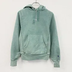 古着 used　Champion　チャンピオン　リバースウィーブ　スウェットパーカー/フーディー　緑　グリーン　Sサイズ