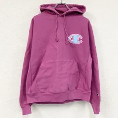 古着 used　Champion　チャンピオン　リバースウィーブ　スウェットパーカー/フーディー　ピンク　Lサイズ