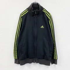 古着 used　adidas　アディダス　トラックジャケット/ジャージ　フェード　パフォーマンスロゴ　黒　ブラック　Lサイズ