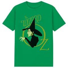 アニメキャラクター メンズ トップス Tシャツ グラフィック Licensed Character Mens The Wizard Of Oz Witch Graphic Tee Bright Green グリーン