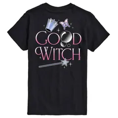 アニメキャラクター メンズ トップス Tシャツ グラフィック Licensed Character Mens The Wizard Of Oz Good Witch Graphic Tee Black ブラック