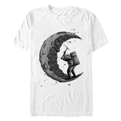 アニメキャラクター メンズ トップス Tシャツ グラフィック Licensed Character Mens Digging The Moon Graphic Tee White ホワイト