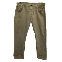 メキシコ製 Levi's 501 デニムパンツ W38 ベージュ リーバイス ボタンフライ アメカジ ジーンズ デニム コットン ビッグサイズ 2603-331