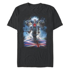 アニメキャラクター メンズ トップス Tシャツ グラフィック Licensed Character Mens Iron Maiden Motorcycle Ride Graphic Tee Black ブラック