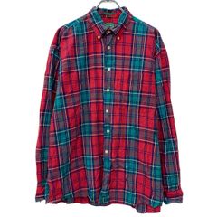BEAMS PLUS インディアン マドラスチェック ボタンダウン シャツ XL