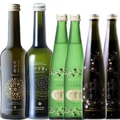 一ノ蔵 4種のすず音(すずね) 6本飲み比べセット 「すず音・花めくすず音・Wabi(ワビ)・GALA(ガラ)」　スパークリング  しゅわしゅわ ～発泡のお酒ですのサムネイル