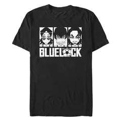 アニメキャラクター メンズ トップス Tシャツ グラフィック Licensed Character Mens Blue Lock Team U 20 Graphic Tee Black ブラック