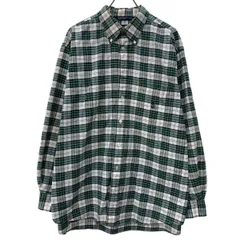 90s nautica 長袖 チェックシャツ XL グリーン マルチカラー ノーティカ ボタンダウン ボタン 胸ポケット チェック柄 春秋物 a803-5770