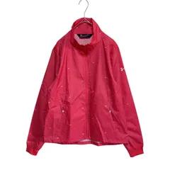 【未使用品】UNDER ARMOUR STORM ゴルフジャケット LG L ピンク アンダーアーマー 撥水 防風 フルジップ ブルゾン レディース 新品タグ付