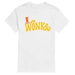 アニメキャラクター メンズ トップス Tシャツ ロゴ グラフィック Licensed Character Mens Willy Wonka Retro Willy Wonka Logo Graphic Tee White ホワイト