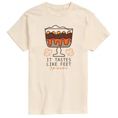 アニメキャラクター メンズ トップス Tシャツ グラフィック Licensed Character Mens Friends Itastes Like Feet Graphic Tee Beige ベージュ
