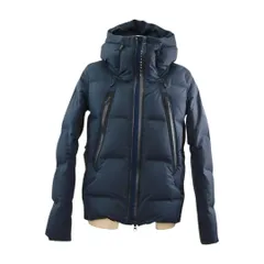 デサント DESCENTE 水沢ダウン オルテライン マウンテニア ダウンジャケット DAMWGK30U Sサイズ 紺 メンズ F-L8603