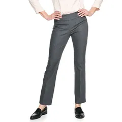 クロフト＆バロー レディース ボトムス カジュアルパンツ ブーツカット プチ ブーツ Petite Croft Barrow Effortlesstretch PullOn Bootcut Pants Heather Gray グレー