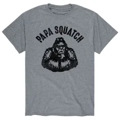 アニメキャラクター メンズ トップス Tシャツ Licensed Character Mens Papah Squatch Tee Gray グレー