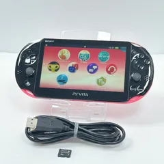 美品 PSVITA PCH 2000 ピンクブラック 純正4GBメモリーカード付き  PlayStation Vita FW3.65 遊べるセット 動作確認済み ソニー プレイステーション psvita 管理番号M1522