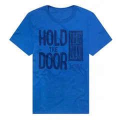 アニメキャラクター メンズ トップス Tシャツ グラフィック Licensed Character Mens Game of Thrones Hold the Door Graphic Tee Royal