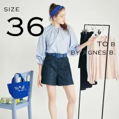 To b. by agnes b.トゥービーバイアニエスベー 23SS コットン製ニューロマンティックブラウス 36(S) 青ブルー系 【古着】【中古】【送料無料】のサムネイル