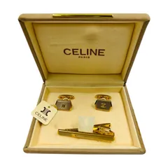 セリーヌ　CELINE ゴールド ネクタイピン カフスセット
