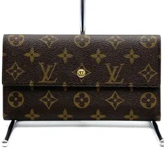 ＼美品／LOUIS VUITTON ルイ・ヴィトン  ポルトフォイユ・インターナショナル M61217 長財布 モノグラムキャンバス ブラウン 茶  メンズ レディースファッション