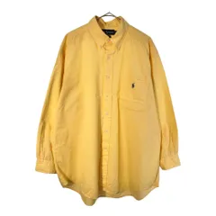 90年代 Polo by Ralph Lauren ポロ ラルフローレンYARMOUTH ボタンダウン 長袖シャツ ギンガムチェック(メンズ 17)中古 古着 X4933