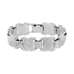 1928 レディース アクセサリー ブレスレット・バングル・アンクレット 1928 Silver Tone Clasp Bracelet Silver Tone シルバー