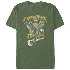 アニメキャラクター メンズ トップス Tシャツ グラフィック Licensed Character Mens Comfort Colors Classic Rock Music Festival Poster Graphic Tee Moss