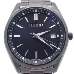 稼働/付属品／オールブラック】セイコー セレクション 電波ソーラー 