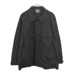 L360】 Alpha Industries ミリタリーシャツ サイズL 黒 - メルカリ