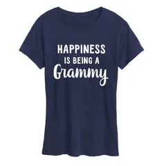 アニメキャラクター レディース トップス Tシャツ グラフィック Licensed Character Womens Happiness is Being a Grammy Graphic Tee Navy ネイビー