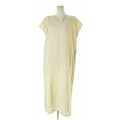 【foglinenwork】リネンスキッパー半袖ワンピース