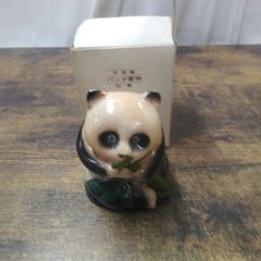 陶器製貯金箱 パンダ 昭和レトロ - メルカリ
