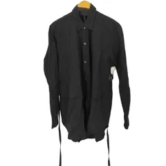 カズユキクマガイアタッチメント KAZUYUKI KUMAGAI ATTACHMENT  Cu/Ry/RaピンストライプカシュクールL/S 2WAYシャツ メンズ JPN：2 