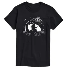 アニメキャラクター メンズ トップス Tシャツ Licensed Character Mensasquatch Nessy UFO Tee Black ブラック