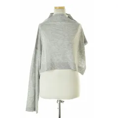 【mizuiro-ind】スリーブレス ニットワイドプルオーバー長袖ニットセーター