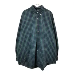 90年代 Polo by Ralph Lauren ポロ ラルフローレン YARMOUTH ボタンダウン 長袖シャツ チェック マルチカラー(メンズ 17)中古 古着 X4944