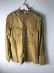 【UNITED ARROWS BLUE:LABEL】山羊革ジャケット サイズSのサムネイル